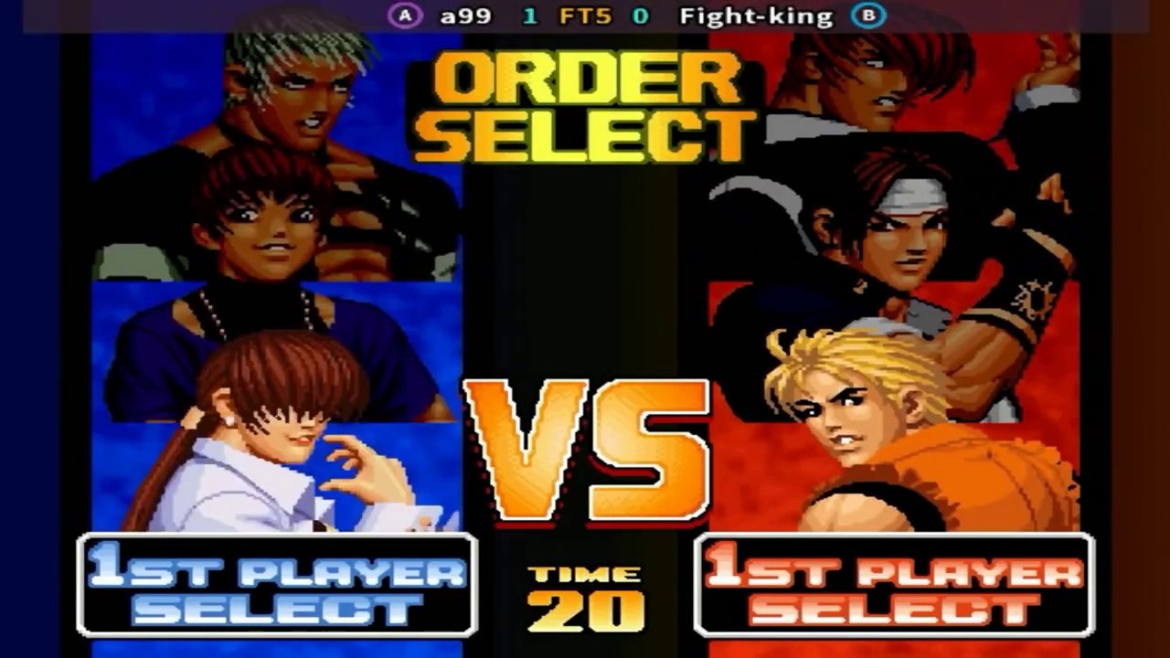 KOF 98 - a99 vs Fight-king FT5