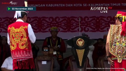 [FULL] Pidato Jokowi Saat Hadiri Festival Dangai Ehau di HUT ke-24 Kutai Barat