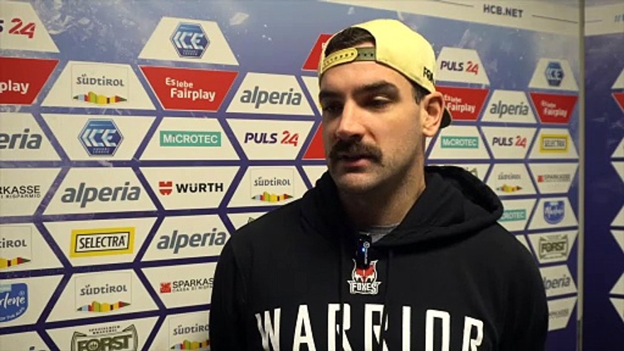 Scott Valentine (HCB) vor dem Duell mit Salzburg