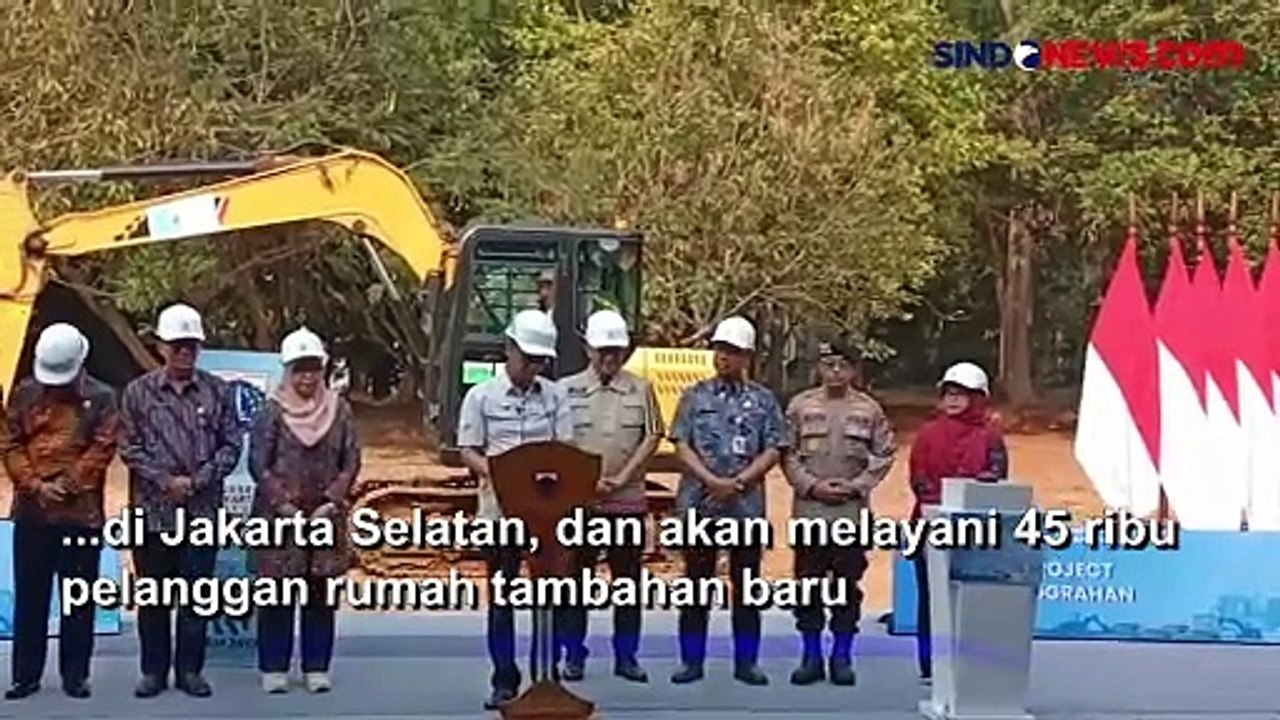 Proyek Instalasi Air Pesanggrahan Dimulai, Telan Dana Rp200 M