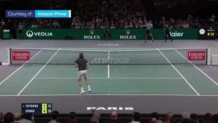 Tsitsipas powers past Zverev in Paris