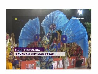 Pecah, 7000 Warga Ramaikan Karnaval HUT Ke-416 Kota Makassar