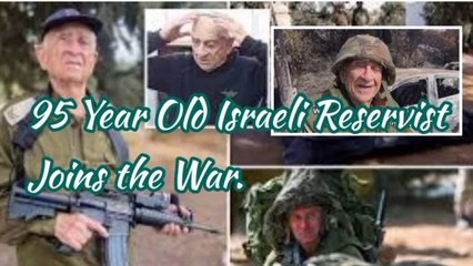 “These animals can no longer live” says Israel’s oldest reservist at 95.