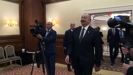 Cumhurbaşkanı Erdoğan, Aliyev ile görüştü