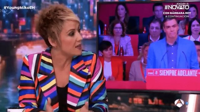 Majestuosa soba de Cristina Pardo a Pedro Sánchez por bajarse los pantalones ante los golpistas