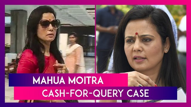 Mahua Moitra Cash-For-Query Row: TMC MP Mahua Moitra Deposes Before Lok Sabha Ethics Committee