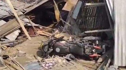 मधेपुरा: अनियंत्रित होकर पुलिस की गाड़ी दुकान में घुसी, मची अफरा-तफरी