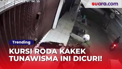 Kursi Roda Dicuri, Kakek Penyandang Disabilitas di Bekasi Harus Merangkak