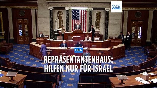 US-Repräsentantenhaus: 14 Milliarden Dollar für Israel - Ukraine soll leer ausgehen
