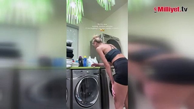 Şeyma Subaşı ilk defa çamaşır makinesi kullandı! 'Aptallığıma o kadar gülüyorum ki'