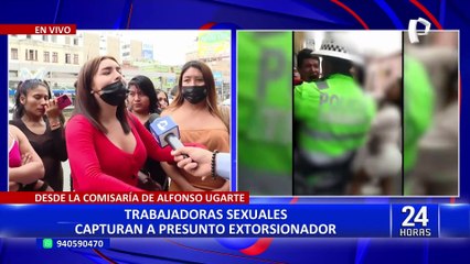 Cercado de Lima: meretrices capturan a sujeto acusado de acuchillar a trabajadora sexual