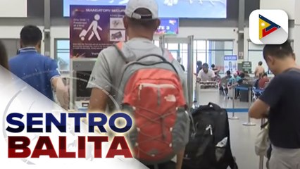 Ilan nating kababayan, nagsimula nang magsibalikan mula sa bakasyon ;