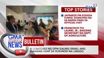 DMW: 2 batches ng OFW galing Israel ang inaasahang uuwi sa susunod na linggo | GMA Integrated News Bulletin