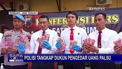 Polisi Tangkap Dukun Pengedar Uang Palsu di Rembang