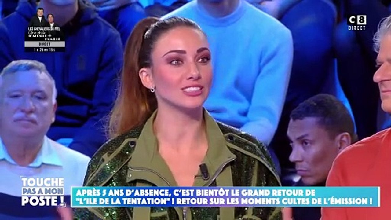 Delphine Wespiser vante L'île de la tentation dans TPMP, Cyril Hanouna la recadre sèchement