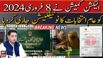 ECP issues notification for General Elections | Breaking News