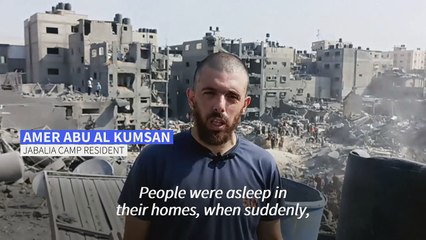Extensive damage in Jabalia camp after Israeli strike