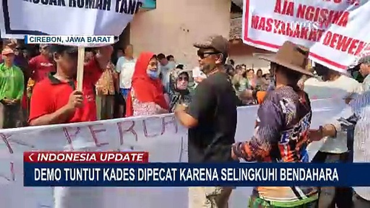 Warga Demo Tuntut Kades Dipecat karena Selingkuh dengan Bendahara