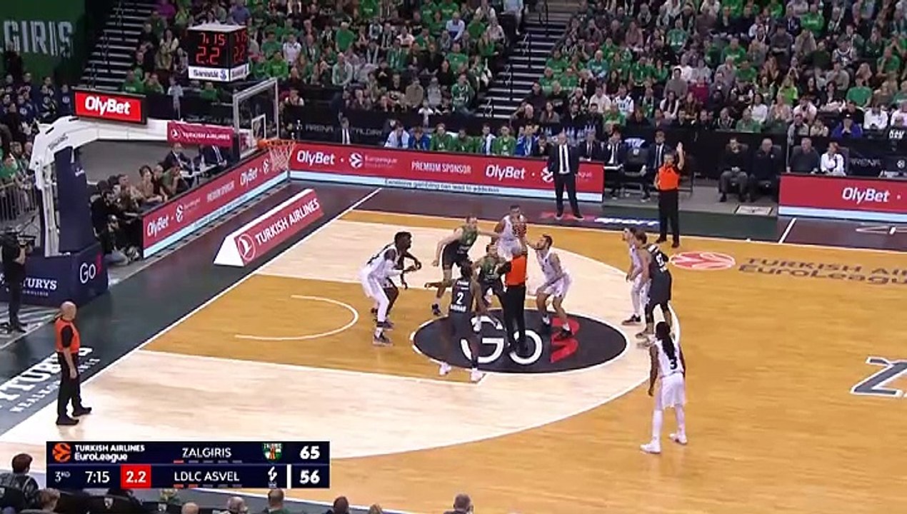 LDLC ASVEL Villeurbanne 88-91 win over Zalgiris Kaunas in the Euroleague
