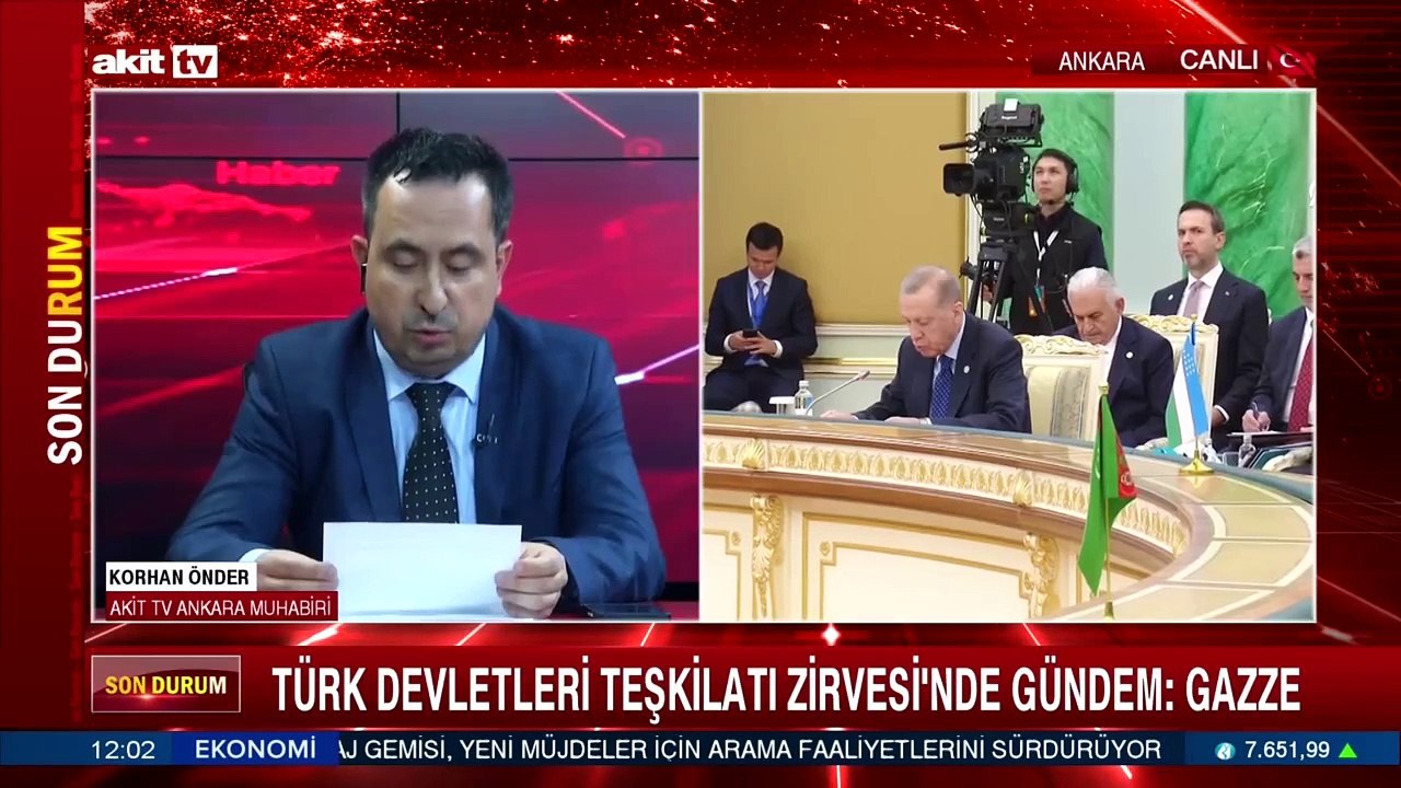 Türk Devletleri Teşkilatı Zirvesi'nde gündem; Gazze