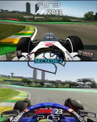 (Format Vertical) Sao Paulo F1 23 vs F1 2013 en Williams