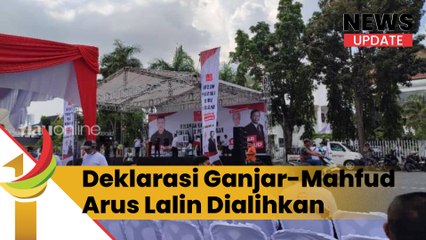 Arus Lalin Jalan Gajah Mada Dialihkan Ke Sumatera, Ada Deklarasi Ganjar-Mahfud