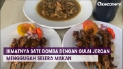 Perpaduan Komplit Citarasa Sate Domba dengan Gulai Jeroan