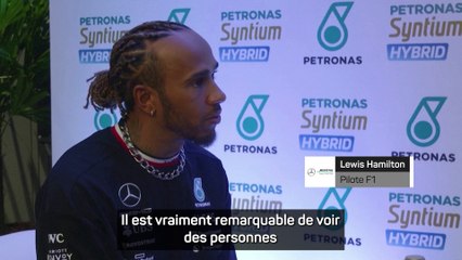 Hamilton rend hommage à Vinicius Júnior