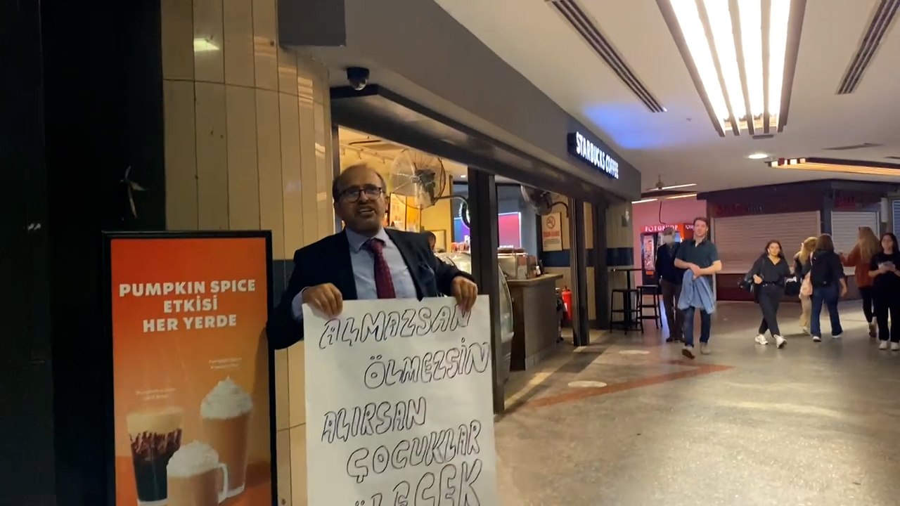 Filistin halkına destek vermek isteyen bir vatandaş: buralardan yaptığımız her alışverişte İsrail hastaneleri ve BM okullarını, Filistinli canları vuruyor