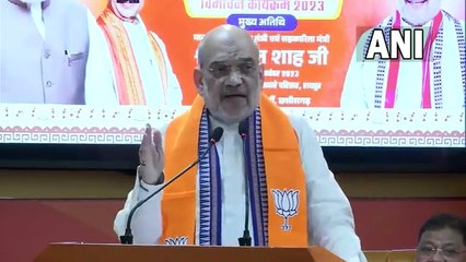 अमित शाह ने कांग्रेस पर किया तीखा वार, बोलें - 5 साल में कानून- व्यवस्था में फिसड्डी साबित हुई राज्य सरकार