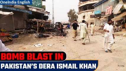 Download Video: Pakistan: 5 killed in Dera Ismail Khan bomb blast targeting police, 21 others injured | Oneindia