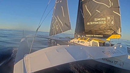 Transat Jacques Vabre Normandie Le Havre 2023 : ONBOARD MAXI EDMOND DE ROTHSCHILD #03
