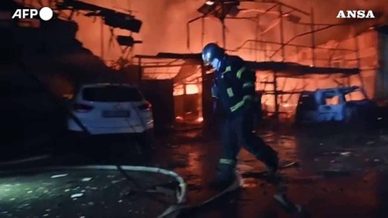 Ucraina, Kharkiv colpita da un drone russo