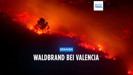 Heftige Winde fachen Waldbrand bei Valencia immer wieder an