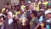 Streets lined with jubilant fans as South Africa honours champion Springboks