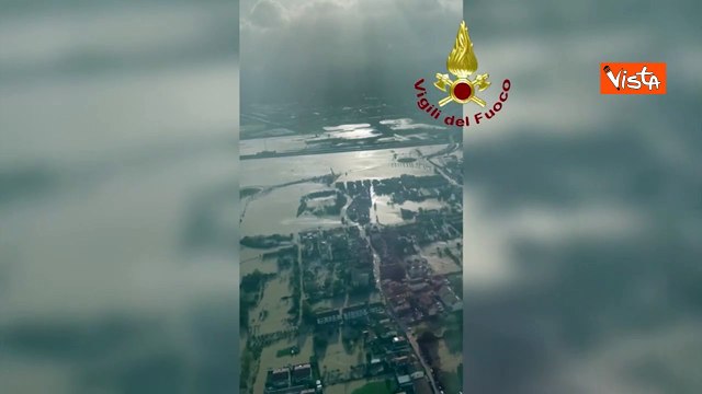 Empoli, Vinci e Lamporecchio sommerse dall'acqua dopo il maltempo, le immagini aeree