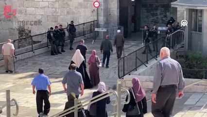 İsrail polisi Şam Kapısı'ndaki denetimleri sıklaştırıyor
