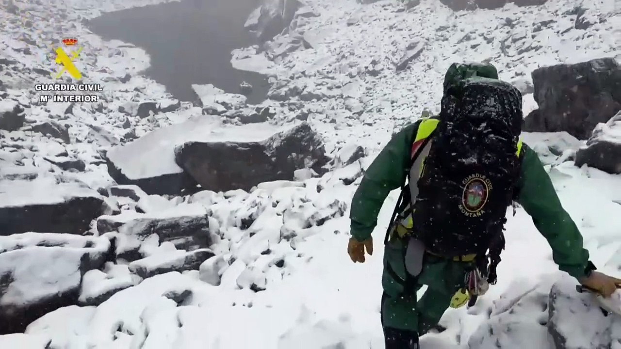 Rescate de la Guardia Civil en los Picos de Europa