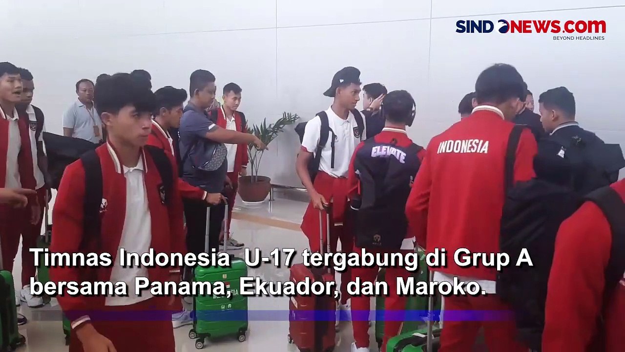 Timnas Indonesia U-17 Tiba di Surabaya, Siap Hadapi Ekuador di Piala Dunia U-17 2023