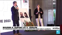 Joseph Kahongo et Ange Joël Agbla, lauréats 2023 de la Bourse Ghislaine Dupont et Claude Verlon