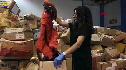 Depremzedelere gönderilen yardım kolisinden 450 bin TL değerinde döviz çıktı