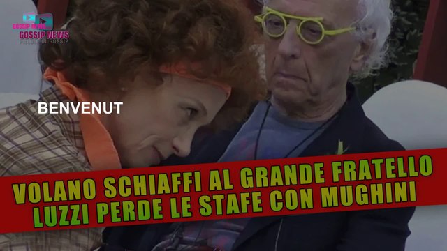 Volano Schiaffi al Grande Fratello: Luzzi Furiosa Con Mughini!