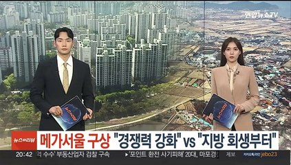 메가서울 구상 "경쟁력 강화" vs "지방 회생부터"