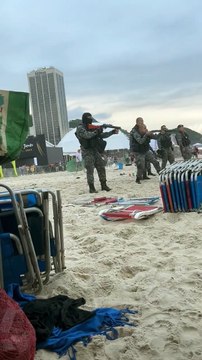 La violencia en las playas de Río de Janeiro