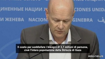 Скачать видео: Onu chieder? 1,2 miliardi di dollari per aiuti a Gaza e Cisgiordania