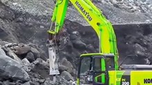 Spectacular Scenery: Excavator Digging Soil