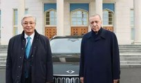 Cumhurbaşkanı Erdoğan, Tokayev'e TOGG hediye etti