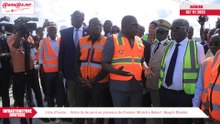 Côte d'Ivoire -  Visite du 4e pont en présence du Premier Ministre Robert  Beugré Mambé.