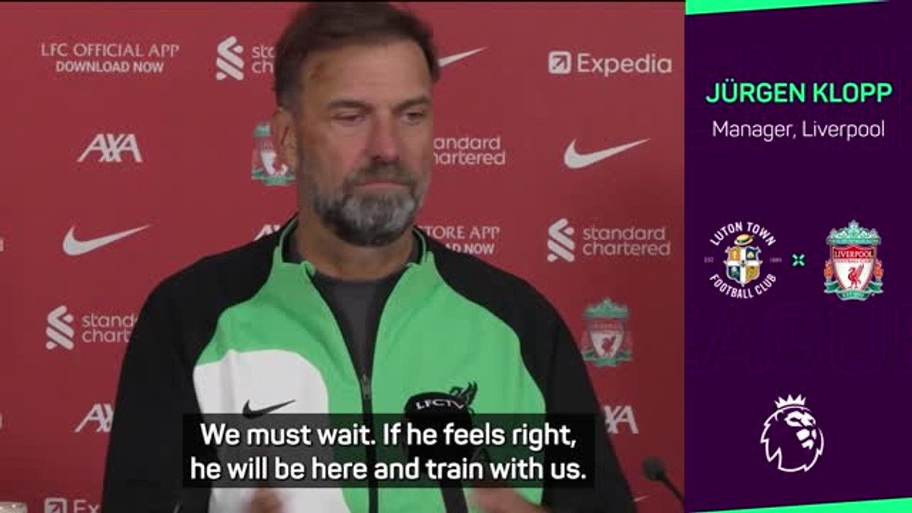 Klopp provides an update on Luis Diaz