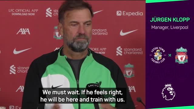Klopp provides an update on Luis Diaz